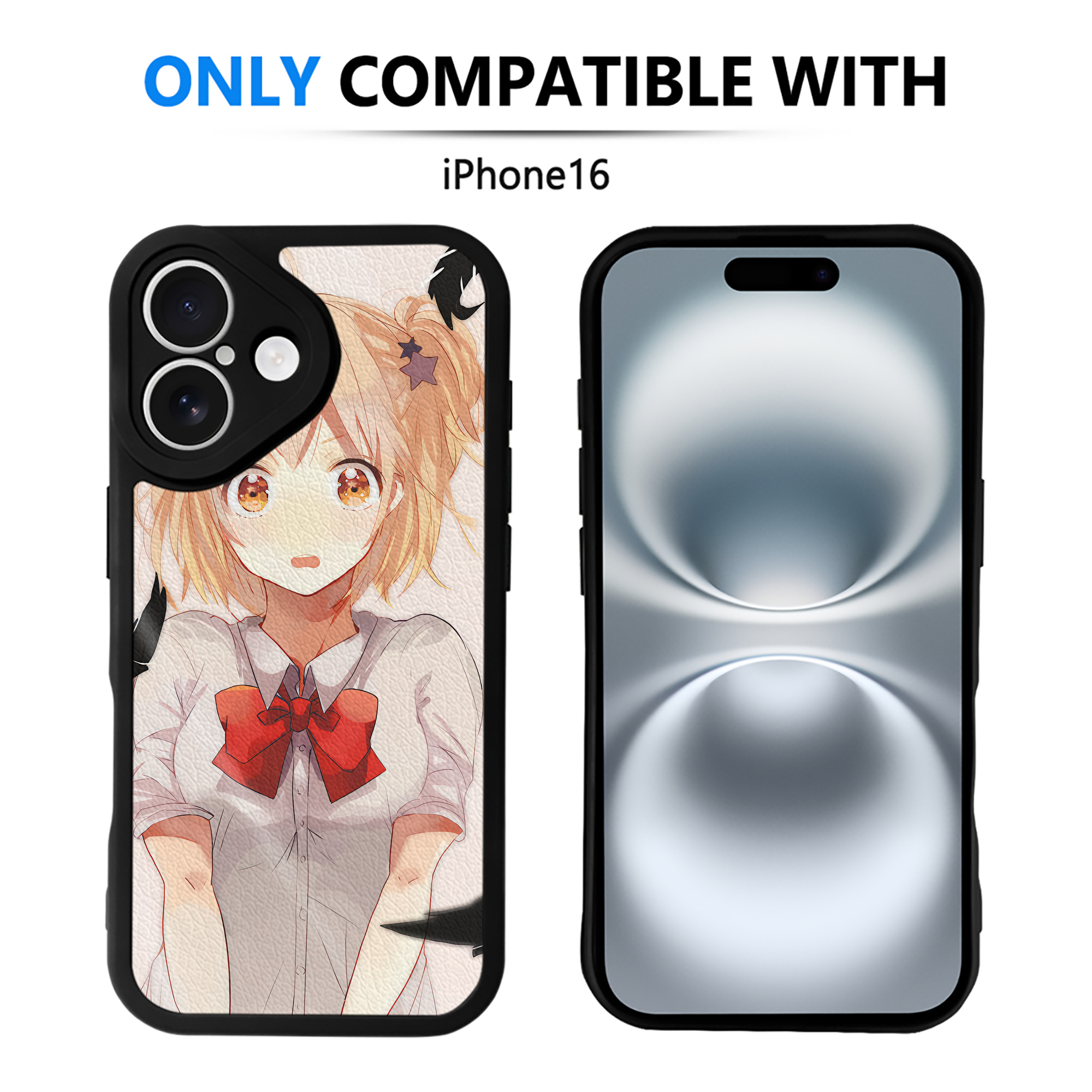 （画像用） ハイキュー!! Haikyu!! 【iPhone 16シリーズ対応】シリコンスマホケース（レザー調） 材質：シリコン
